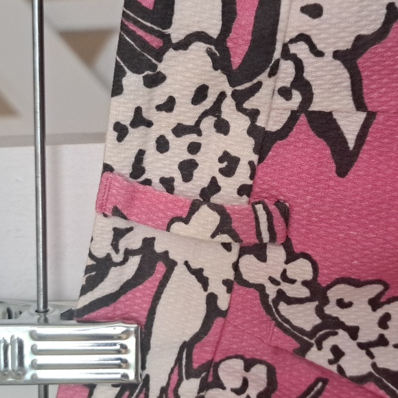 Red Valentino Garavani Pink&White Floral Cotton Chino Pant Italian Sz44 EUC - Picture 8 of 10